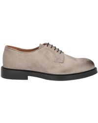Bekk - Taupe Lace-Up Shoes Leather - Lyst