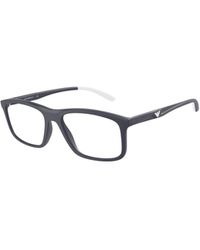 Emporio Armani Monture de lunettes - Bleu