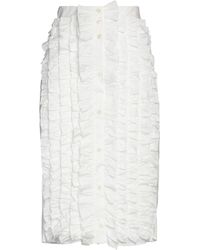 MSGM - Midi Skirt - Lyst