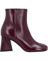Strategia - Plum Ankle Boots Leather - Lyst