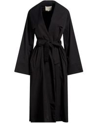 ALESSIA SANTI - Overcoat & Trench Coat Cotton, Polyamide, Elastane - Lyst
