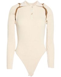 Jacquemus - Bodysuit Viscose, Linen, Polyamide - Lyst