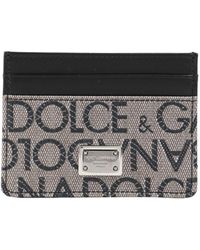 Dolce & Gabbana - Document Holder Calfskin, Cotton, Polyurethane, Polyester - Lyst