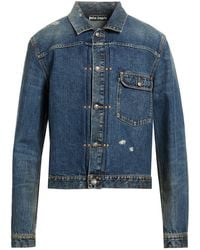 Palm Angels - Denim Outerwear Cotton - Lyst