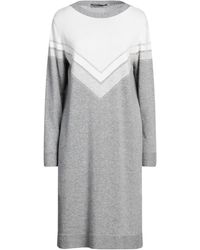 D.exterior - Midi Dress Synthetic Fibers, Cashmere, Wool, Metallic Polyester - Lyst