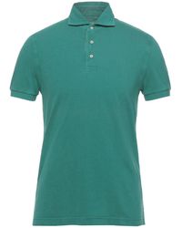 Della Ciana Mens 814339037662 Green Cotton Polo Shirt