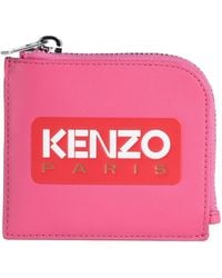 KENZO - Coin Purse Bovine Leather - Lyst