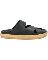 Paloma Barceló - Sandals Cow Leather, Natural Raffia - Lyst