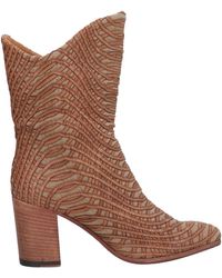 Pantanetti - Ankle Boots Leather, Textile Fibers - Lyst