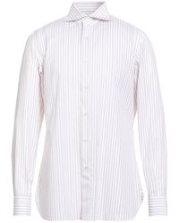Isaia - Shirt Cotton - Lyst
