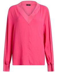 Marc Cain - Fuchsia Top Cotton, Elastane - Lyst