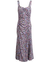 Mar De Margaritas - Midi Dress Viscose - Lyst