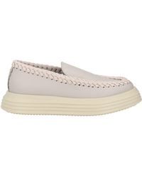 THE ANTIPODE - Taupe Loafers Leather - Lyst