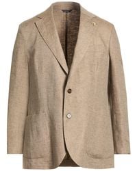 Tombolini - Sand Blazer Linen - Lyst