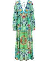 Inoa - Maxi Dress Silk - Lyst