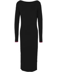 Calvin Klein Vestido por la rodilla - Negro