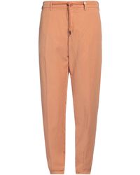 Myths - Tan Pants Lyocell, Linen, Cotton - Lyst