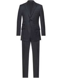 for Men Pal Zileri Wool Suit in Dark Green Mens Clothing Suits Two-piece suits Green 