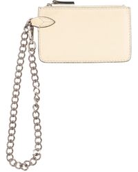 Golden Goose - Cream Coin Purse Leather - Lyst