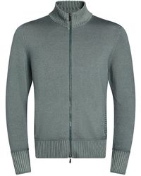Drumohr - Military Cardigan Merino Wool - Lyst