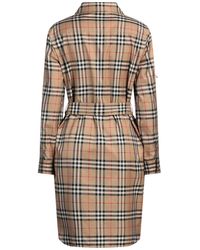Burberry Kelsy Cotton-poplin Dress in Brown | Lyst