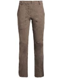 Masnada - Military Pants Linen, Viscose, Elastane - Lyst