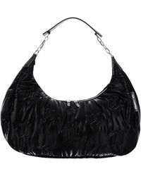 karl lagerfeld black shoulder bolsa