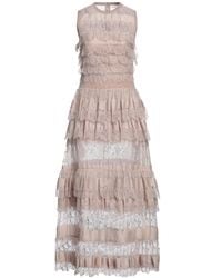 Elie Saab - Light Maxi Dress Polyamide, Cotton, Silk - Lyst
