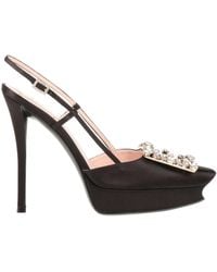 Roger Vivier - Pumps Textile Fibers - Lyst