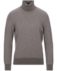 Gran Sasso - Dark Turtleneck Virgin Wool, Cashmere, Viscose - Lyst