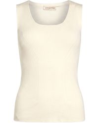 Gentry Portofino - Ivory Top Virgin Wool, Silk - Lyst