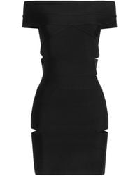 Alexandre Vauthier - Viscose Knit Mini Dress - Lyst