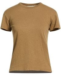 Officine Generale - T-Shirt Cotton, Linen - Lyst
