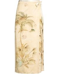 forte_forte - Midi Skirt Viscose, Acetate, Polyester - Lyst
