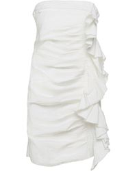 G!NA Short Dress - White