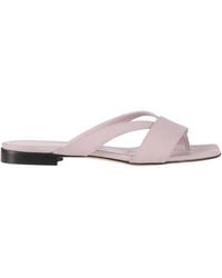 Bervicato - Lilac Thong Sandal Leather - Lyst