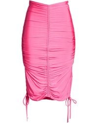 W Les Femmes By Babylon - Midi Skirt Viscose, Elastane - Lyst