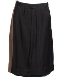 Maison Margiela - Khaki Midi Skirt Polyester, Wool, Acetate, Cupro - Lyst