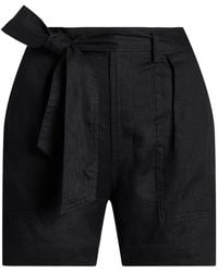 Ralph Lauren - Belted Linen Short - Lyst