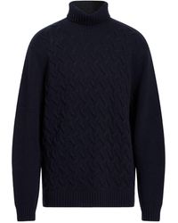 SEVENTY VENEZIA - Midnight Turtleneck Wool, Polyamide - Lyst