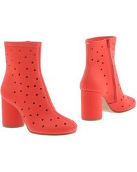 Maison Margiela Stivaletti - Rosso