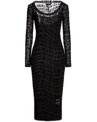 Versace Jeans Couture - Midi Dress Polyester, Elastane - Lyst