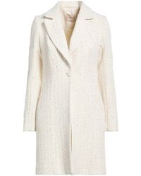 Rinascimento - Ivory Coat Polyester, Cotton, Viscose, Metal Fiber - Lyst