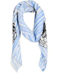 Daphine - Azure Scarf Cotton, Silk - Lyst