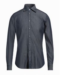Tagliatore - Denim Shirt Cotton - Lyst