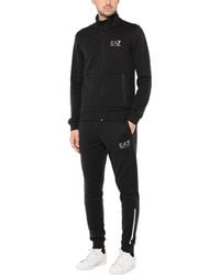 emporio armani tracksuit black