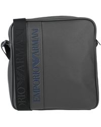 black armani man bag