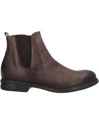 Mjus - Dark Ankle Boots Leather - Lyst