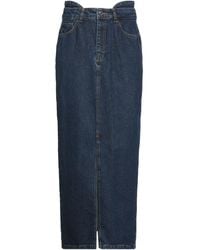 Caractere - Denim Skirt Cotton - Lyst