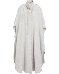 Emporio Armani - Icon Cape Wool, Viscose, Polyamide - Lyst